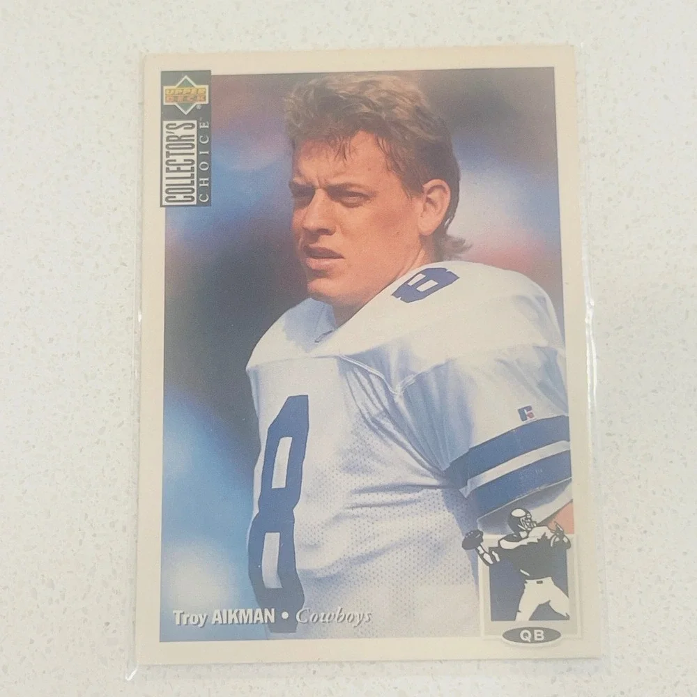 1994 Upper Deck Collector's Choice Troy Aikman 8 Dallas Cowboys Football Card